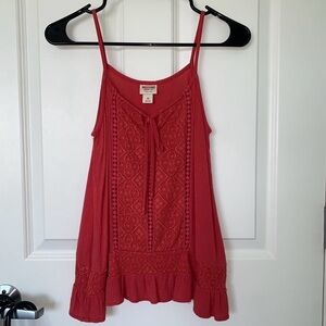 Crochet Front Tank Top